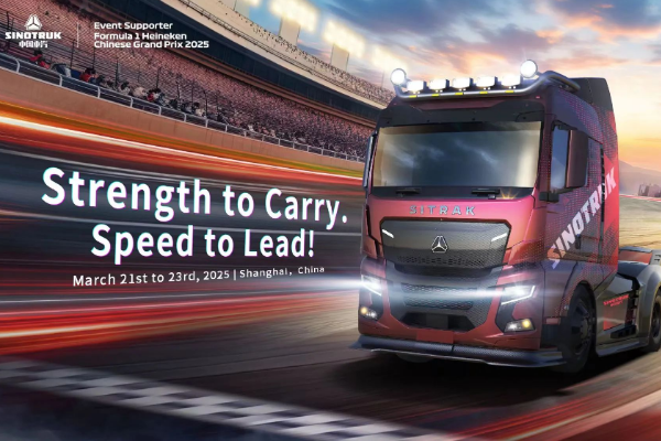 When a Chinese Heavy-Duty Truck Drives onto the F1 Track...